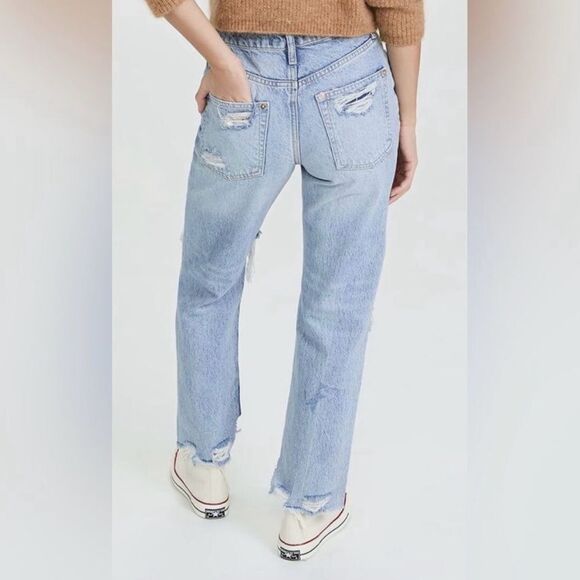 Free People Tapered Baggy Boyfriend Jeans - Picture 11 of 11
